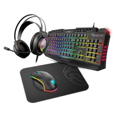Kit Gaming Krom Kritic RGB Rainbow PT